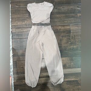 FP Movement by Free People beige Jogger set!